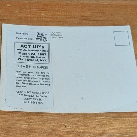 Vintage Read My Lips postcardsAct - Picture 2 of 2